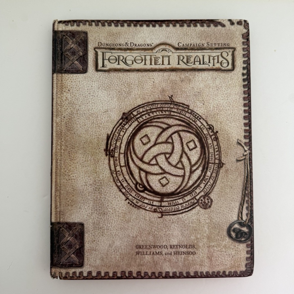 D&D 3.0 Forgotten Realms Campaign Setting - RPG WotC 2001 - WTC 11836 *NO MAP*